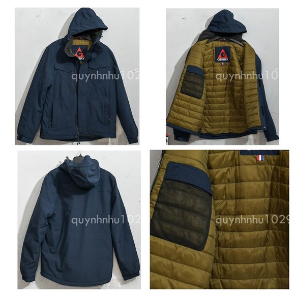 Gerry Nimbus Tech Ripstop Water Resistant Detachable Hood Jacket